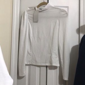 White ZARA turtle neck